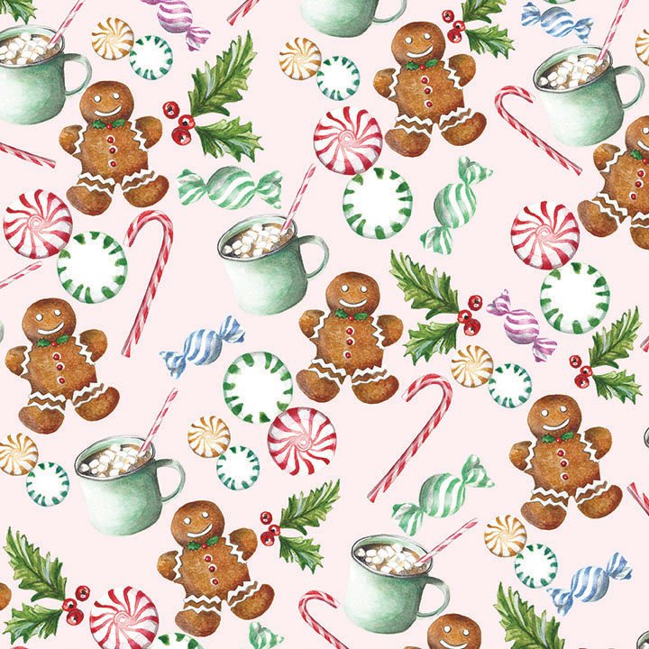 Janice Nelson Designs — Christmas Sweets Gift Wrap